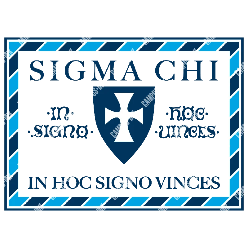 Men's distressed denim - look t - shirts with a rugged appealSigma Chi Nautical Sign Design