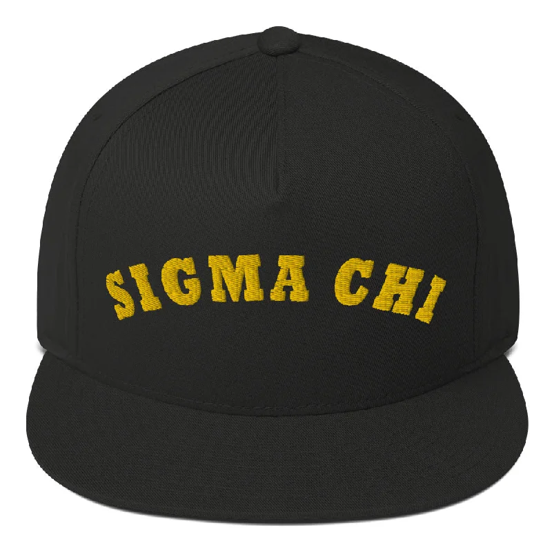 Men's polo t - shirts with a contrast collar for a preppy lookLIMITED RELEASE: Sigma Chi Retro Snapback Hat