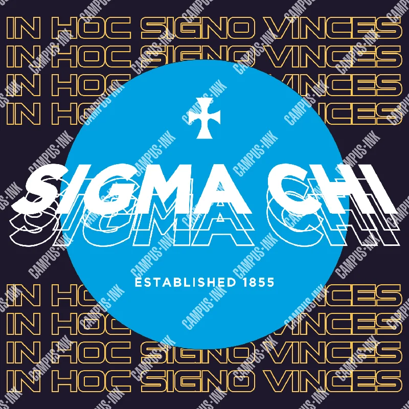 Men's smart - casual checkered t - shirts for semi - formal occasionsSigma Chi Star Wars Design