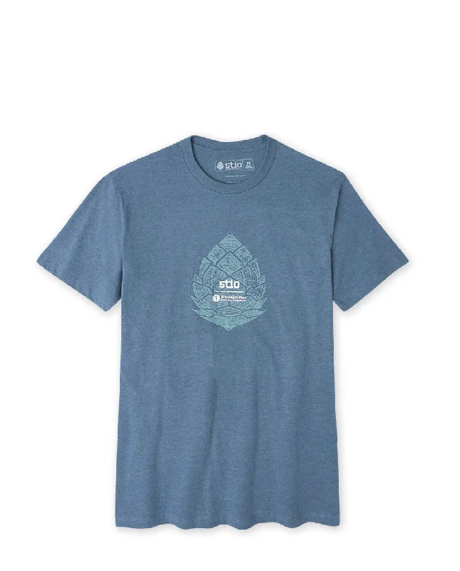 Men's mock - neck t - shirts with a modern and sleek styleStio x Whitebark Tee