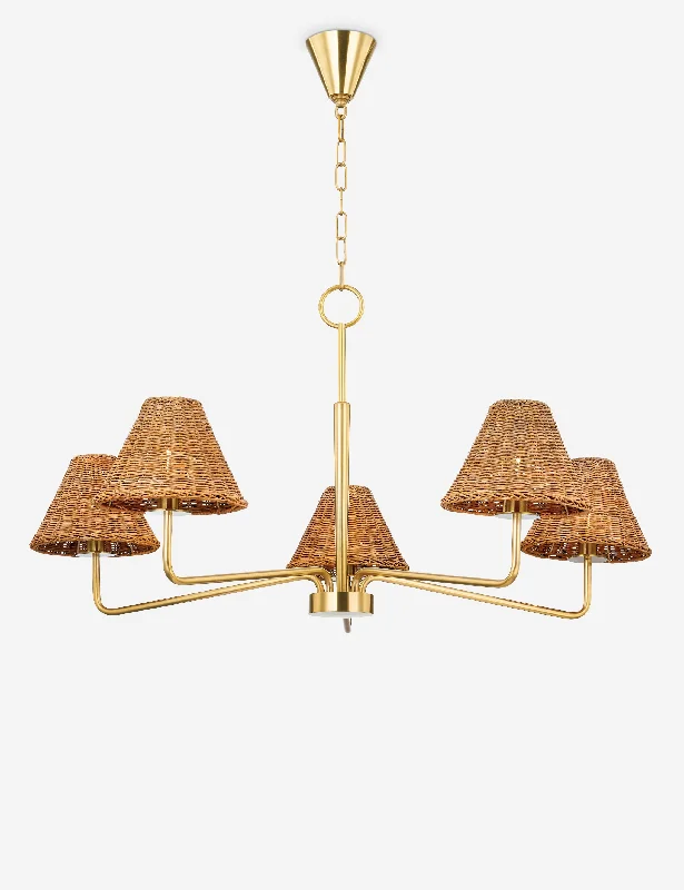 Chandeliers with Colored Glass for a Splash of ColorTeressa Chandelier