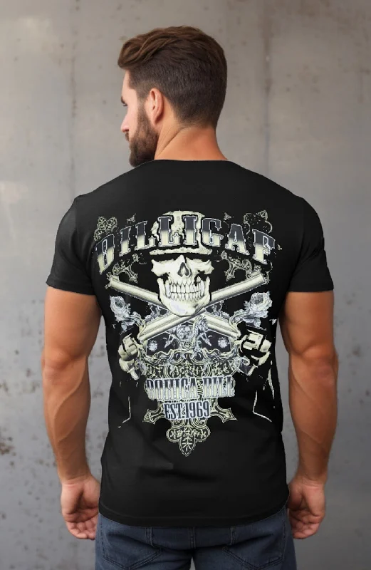 Men's organic cotton crew - neck t - shirts for everyday comfortThe Long Barrel