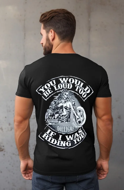 Men's tie - dye t - shirts with a bohemian styleYou Would Be Loud...