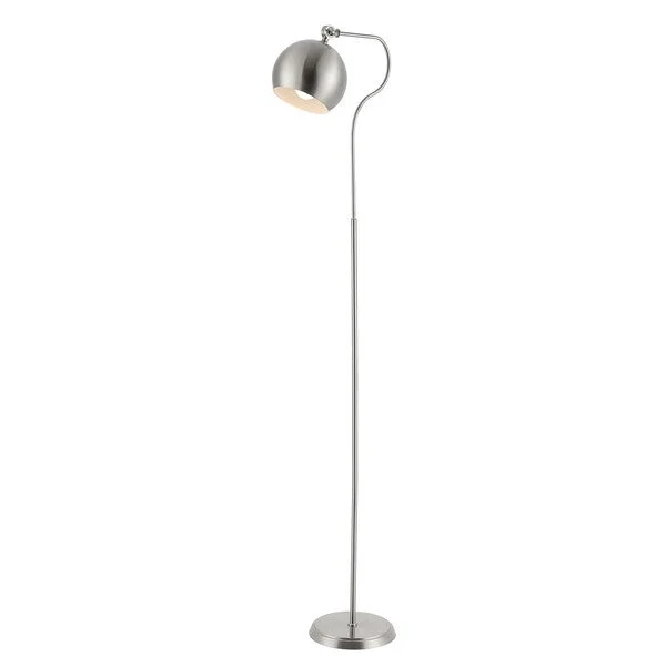 Glass Floor Lamp with Frosted Shades for Soft Diffused LightELIJAH IRON FLOOR LAMP