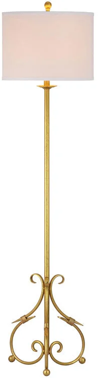 Bohemian Inspired Floor Lamp for Eclectic Home DecorELISA 60 INCH H BAROQUE FLOOR LAMP