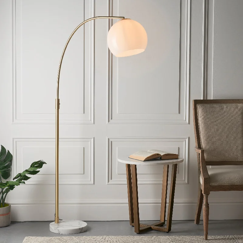 Fabric Floor Lamp with a Linen Shade for a Relaxed AestheticEndon Otto Floor Lamp White/Grey Marble Fabric Floor Lamp with a Linen Shade for a Relaxed AestheticEndon Otto Floor Lamp White/Grey Marble