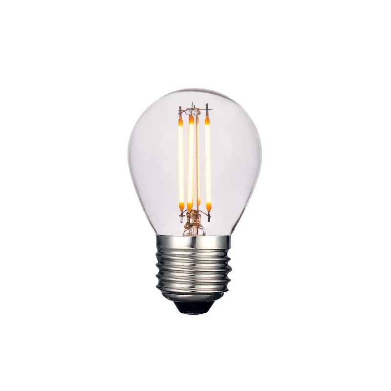 LED Edison Dimmable Bulb - 4W E27 Golf Ball G45 - Clear