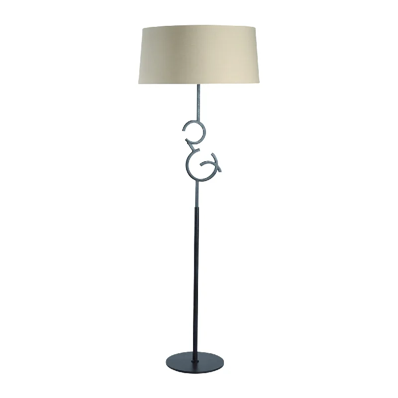 Metal Floor Lamp with a Matte Black Finish for a Sleek LookMantra M5219 Argi Floor Lamp 4 Light Taupe Shade Brown Oxide Metal Floor Lamp with a Matte Black Finish for a Sleek LookMantra M5219 Argi Floor Lamp 4 Light Taupe Shade Brown Oxide