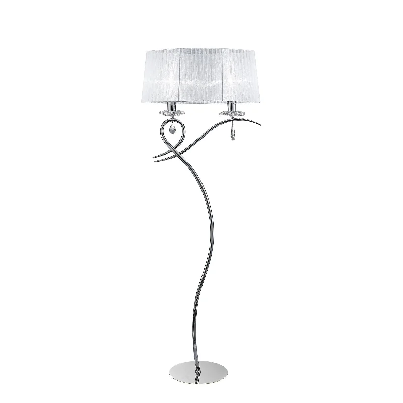 Victorian Style Floor Lamp for Traditional and Elegant InteriorsVictorian Style Floor Lamp for Traditional and Elegant InteriorsMantra M5280 Louise Floor Lamp 2 Light White Shade Polished Chrome Clear Crystal Victorian Style Floor Lamp for Traditional and Elegant InteriorsVictorian Style Floor Lamp for Traditional and Elegant InteriorsMantra M5280 Louise Floor Lamp 2 Light White Shade Polished Chrome Clear Crystal