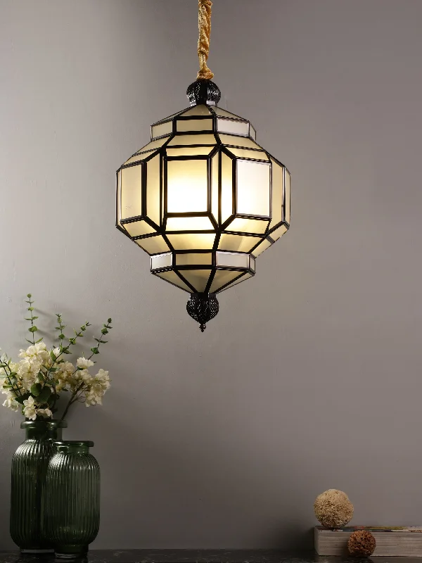 Indian - Themed Ceiling Lights with Intricate Filigree and Mirror WorkBraydon Pendant Light