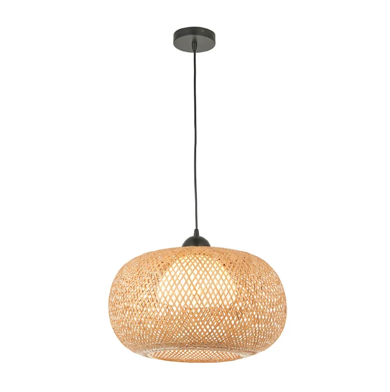 Victorian - Inspired Ceiling Lights with Ornate Crystal ChandeliersPendant, Natural Raffia - ID 12041