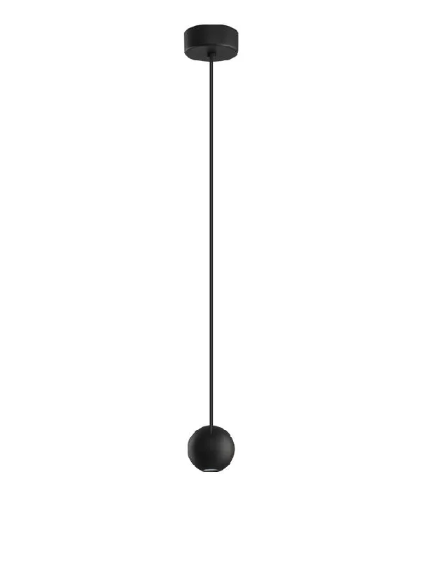 Mid - Century Modern Ceiling Lights with Simple, Sleek LinesNOC Black Aluminium & Fabric Wire Single Pendant - ID 9959 Mid - Century Modern Ceiling Lights with Simple, Sleek LinesNOC Black Aluminium & Fabric Wire Single Pendant - ID 9959