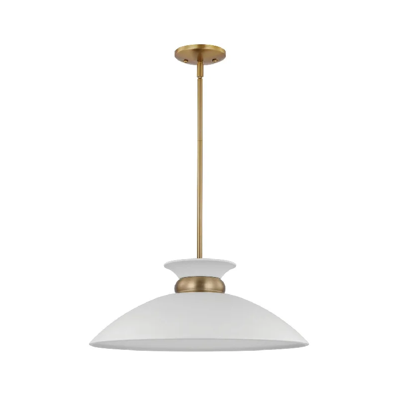Scandinavian Style Ceiling Lights with Light Wood AccentsOne Light Pendant