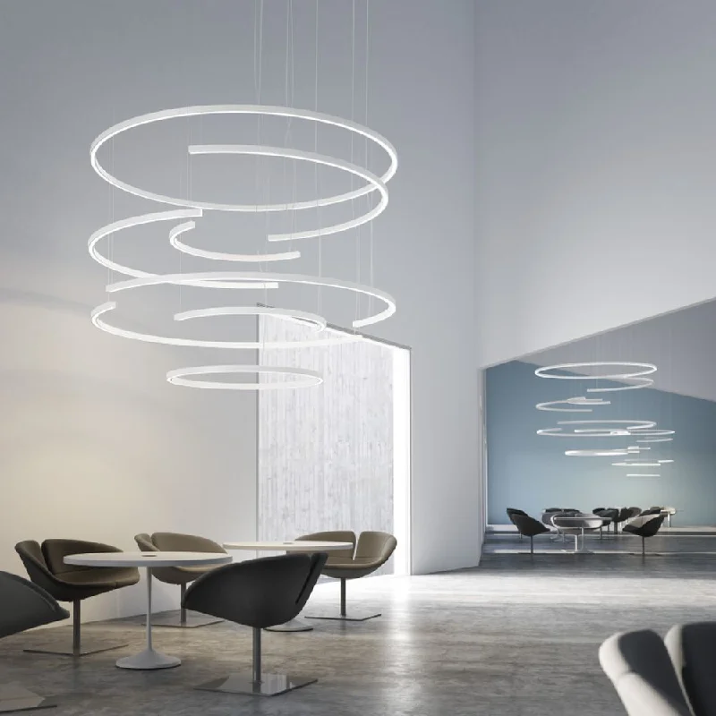 Art Nouveau Ceiling Lights with Organic, Flowing ShapesSemi-Circle Modern Metal Pendant/ Ceiling Light