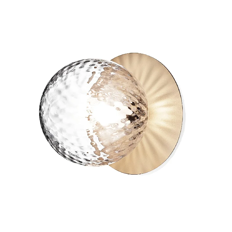 Brass & Clear Glass